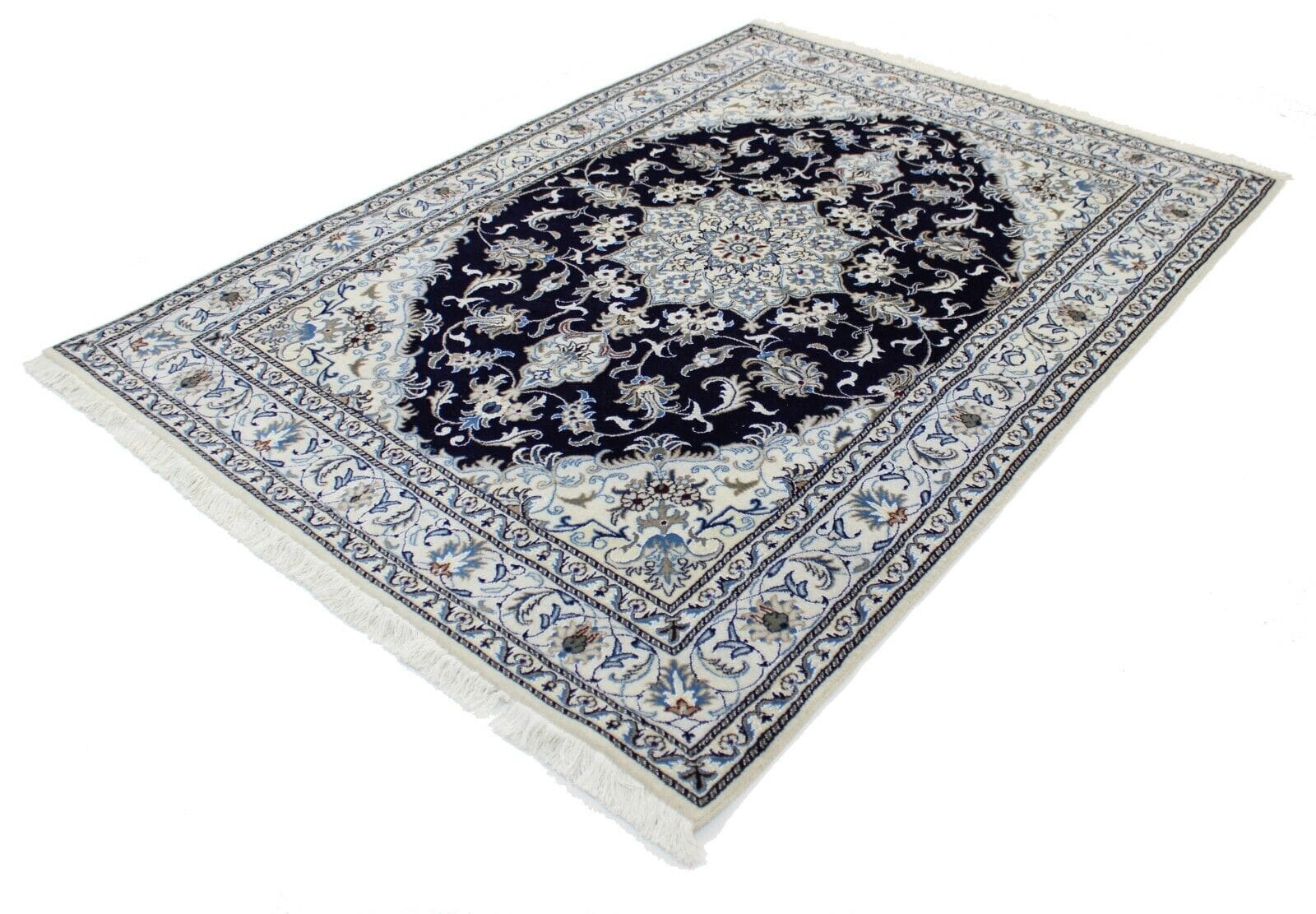 Original Perserteppich Nain 233x166 cm - Top Zustand, handgeknüpft