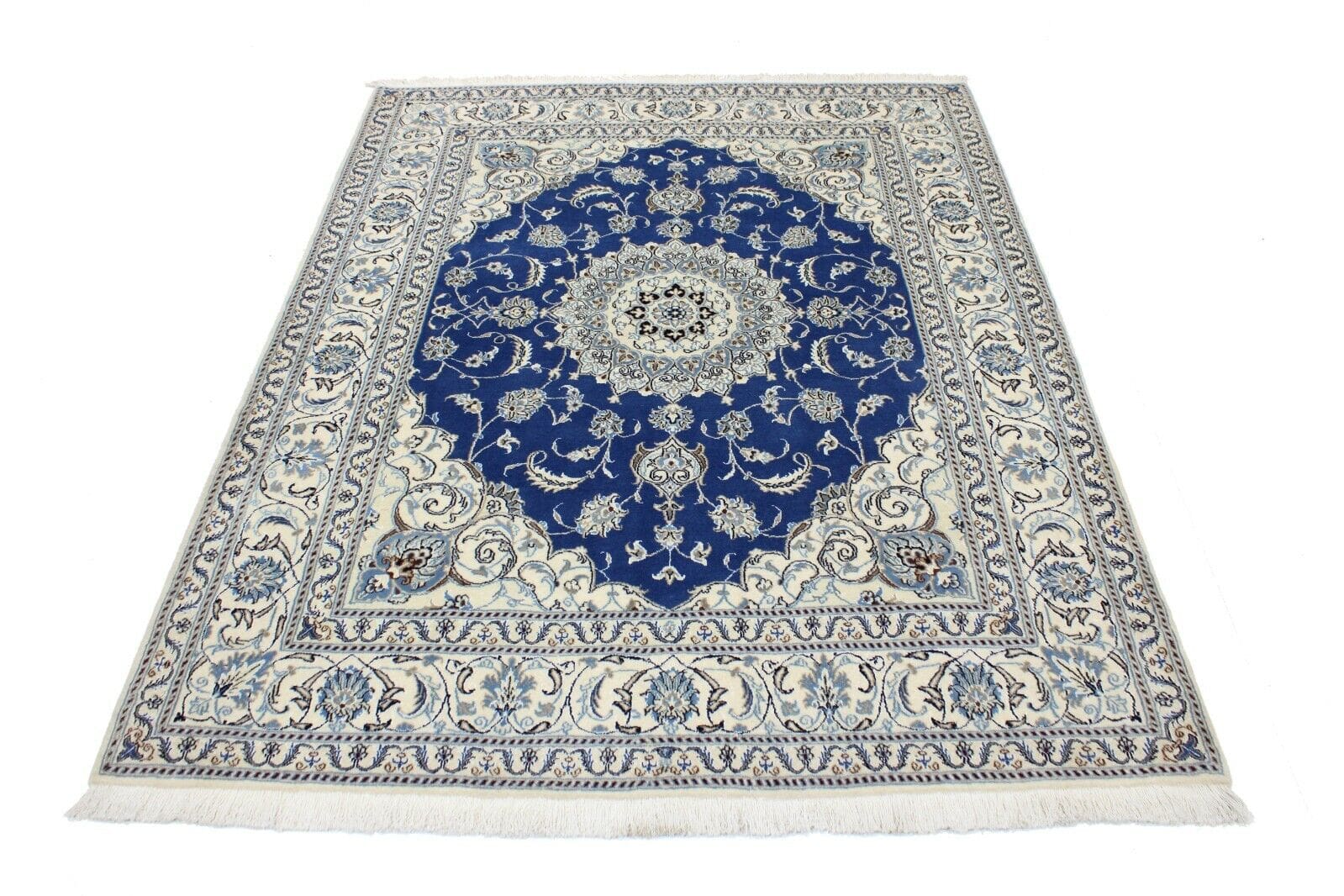 Original Perserteppich Nain 248x193cm, Top Zustand, handgeknüpft