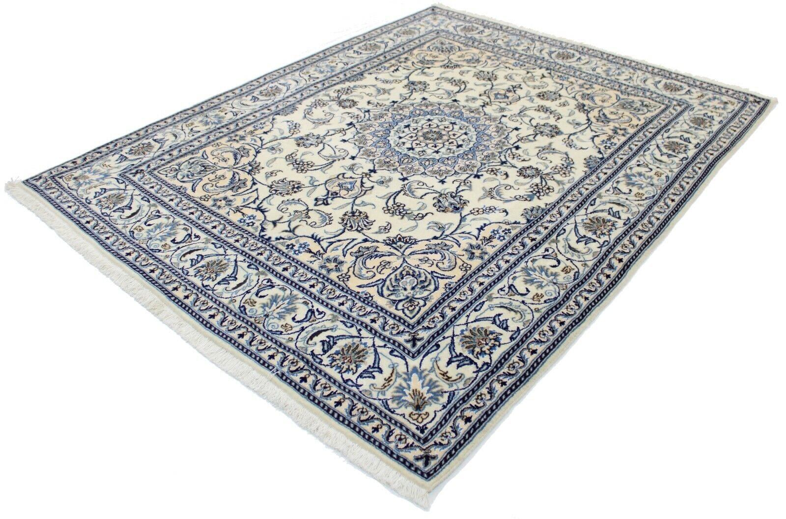 Original Perserteppich Nain 250x197 cm, Top Zustand, handgeknüpft