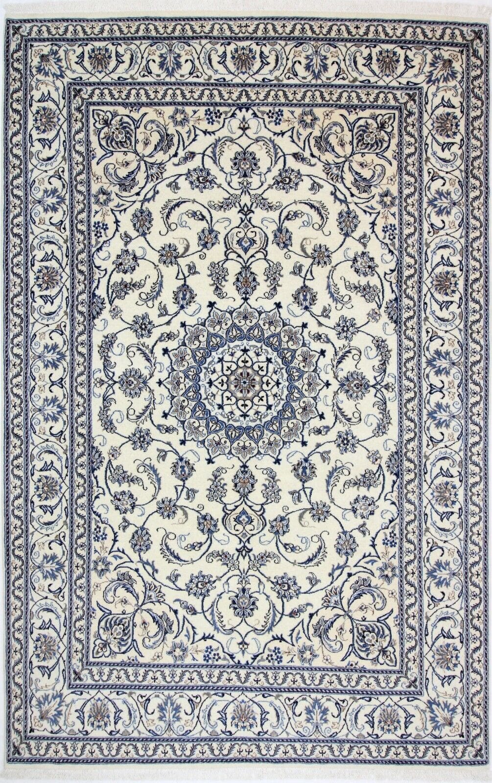 Original Perserteppich Nain 290x202 cm - Top Zustand, handgeknüpft