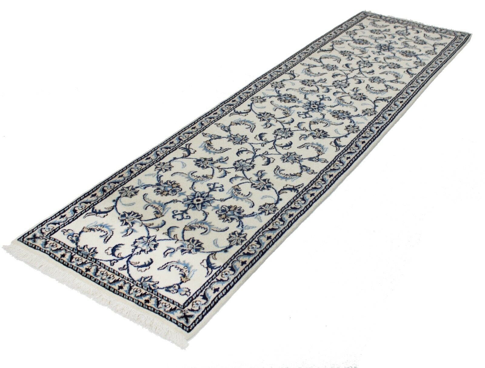 Original Perserteppich Nain 290x78 cm, Top Zustand, handgeknüpft Läufer