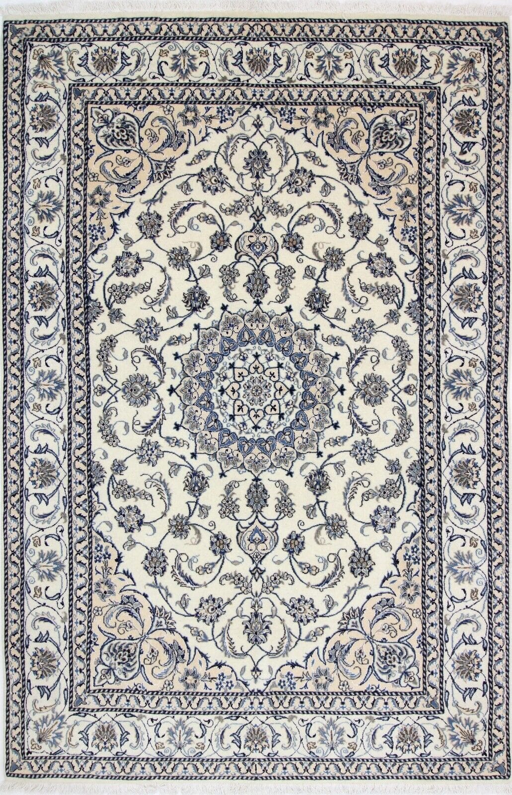 Original Perserteppich Nain 295x195 cm - Top Zustand, handgeknüpft