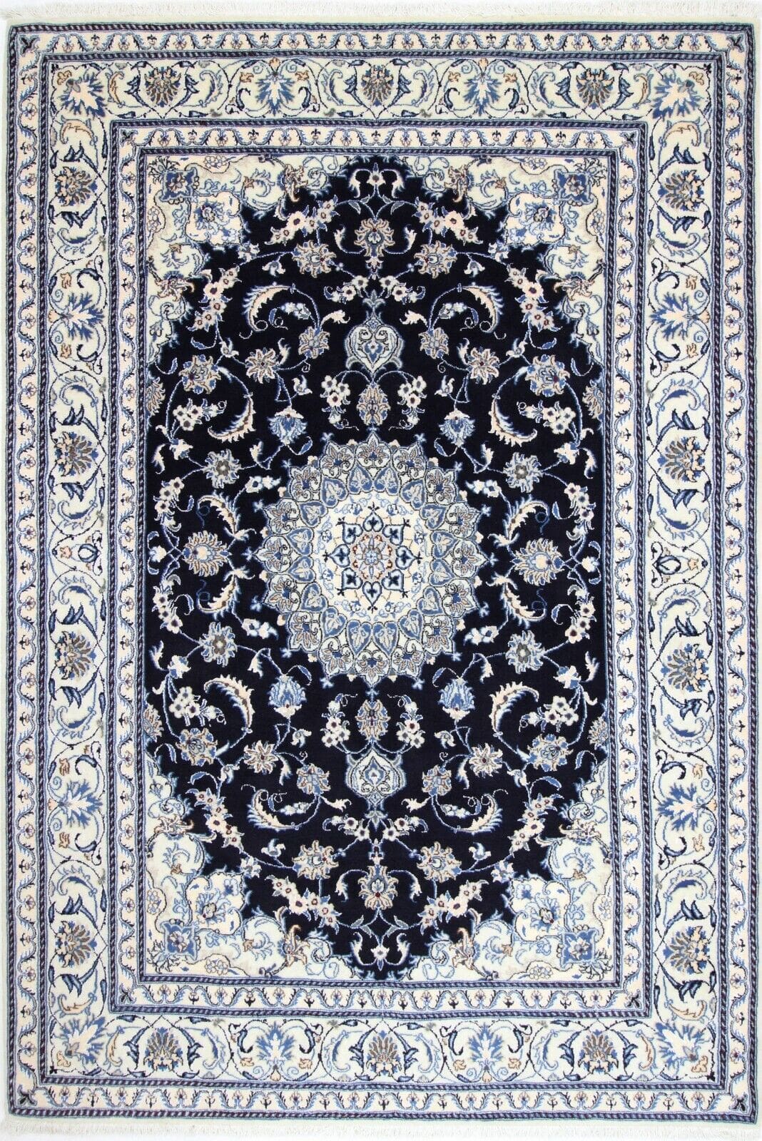 Original Perserteppich Nain 296x195 cm - Top Zustand, handgeknüpft!