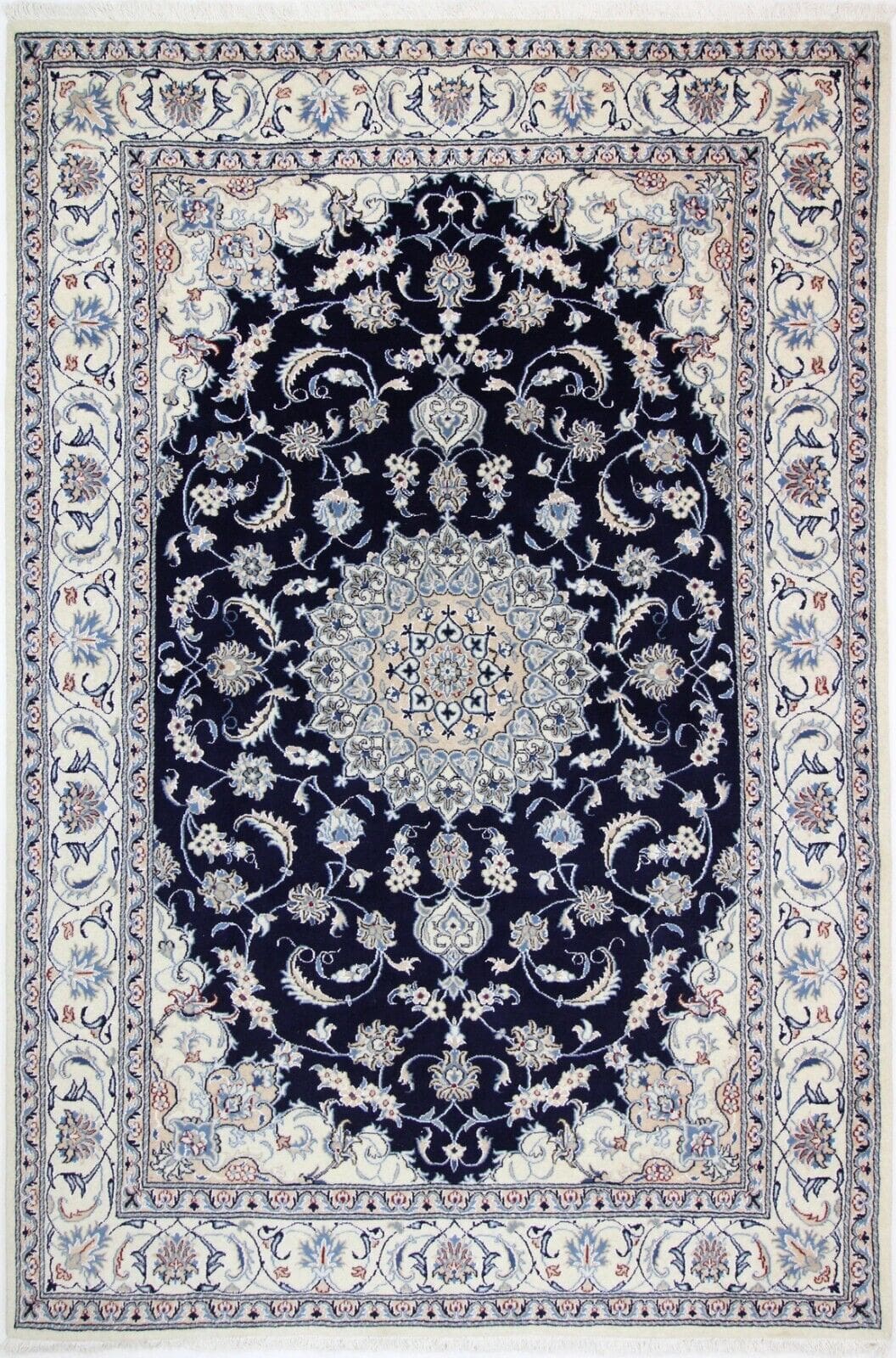 Original Perserteppich Nain 297x200 cm - Top Zustand, handgeknüpft