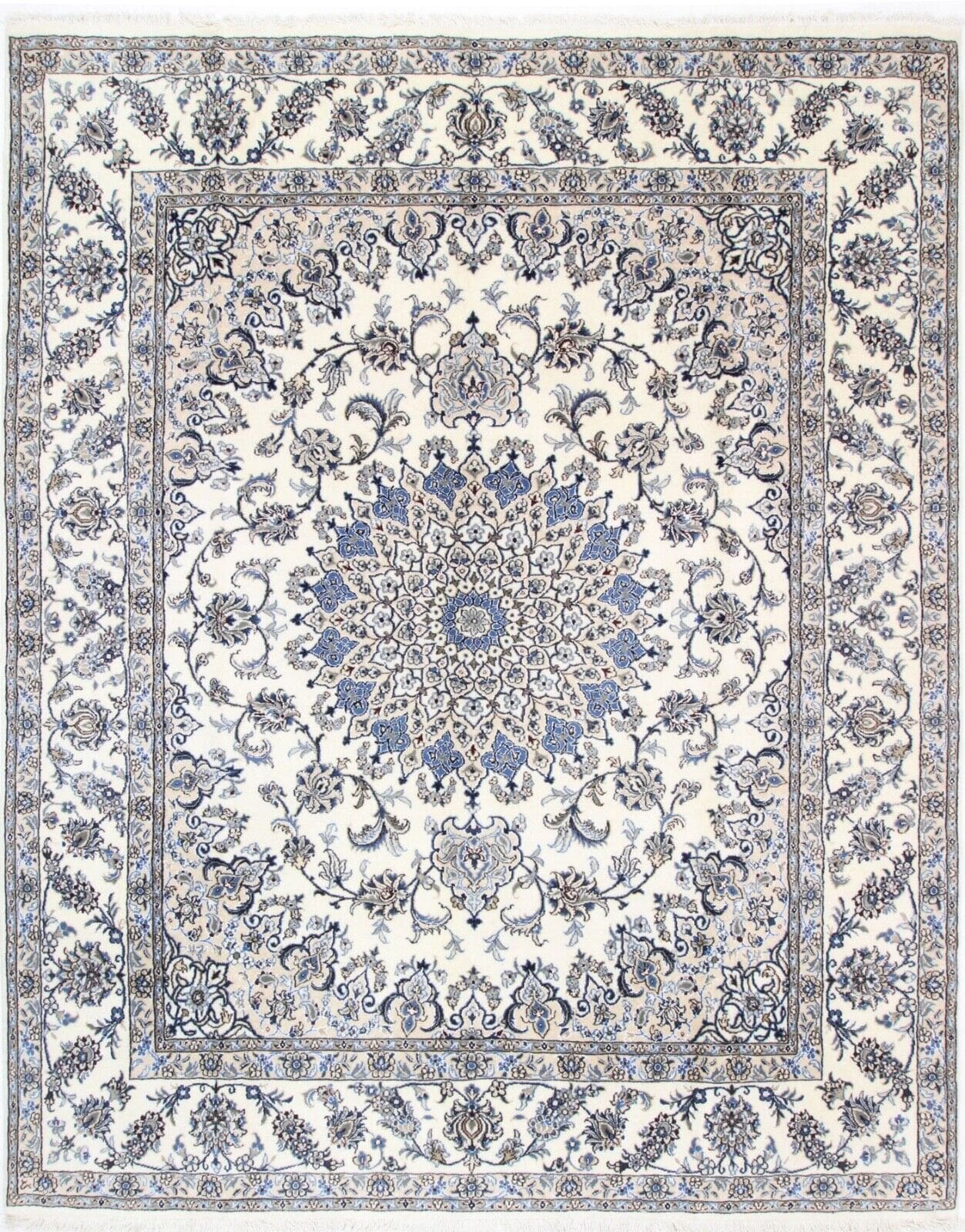 Original Perserteppich Nain 305x244 cm, Top Zustand, handgeknüpft