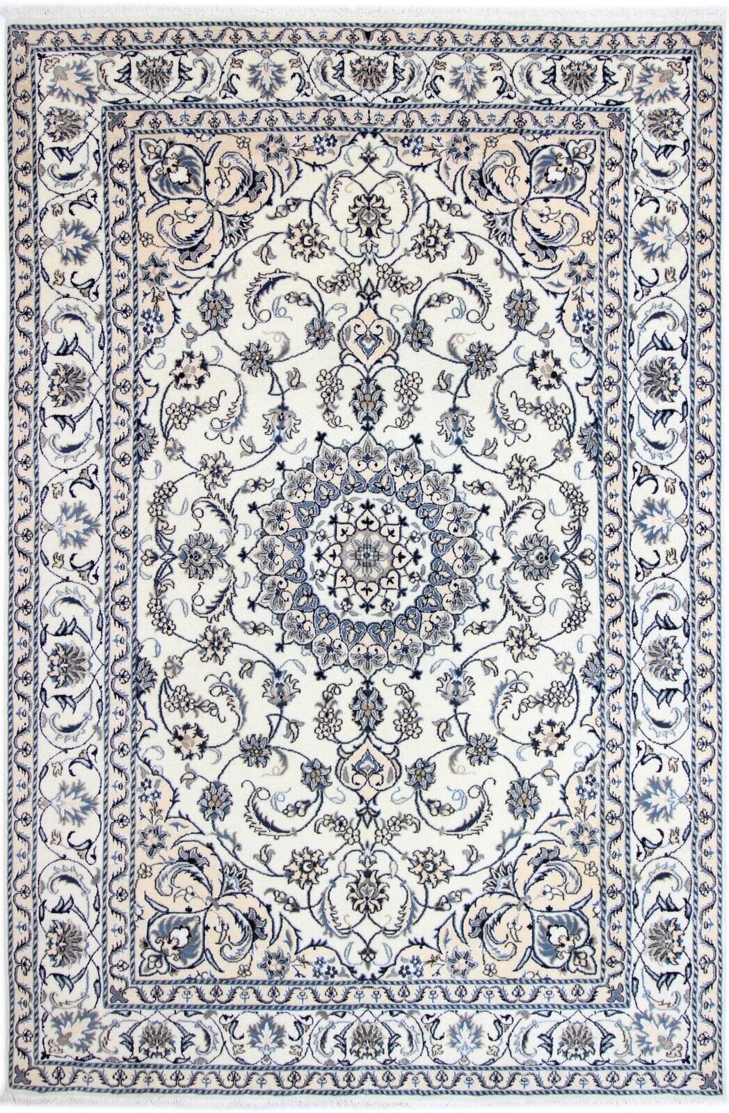 Original Perserteppich Nain 314x200 cm, Top Zustand, handgeknüpft