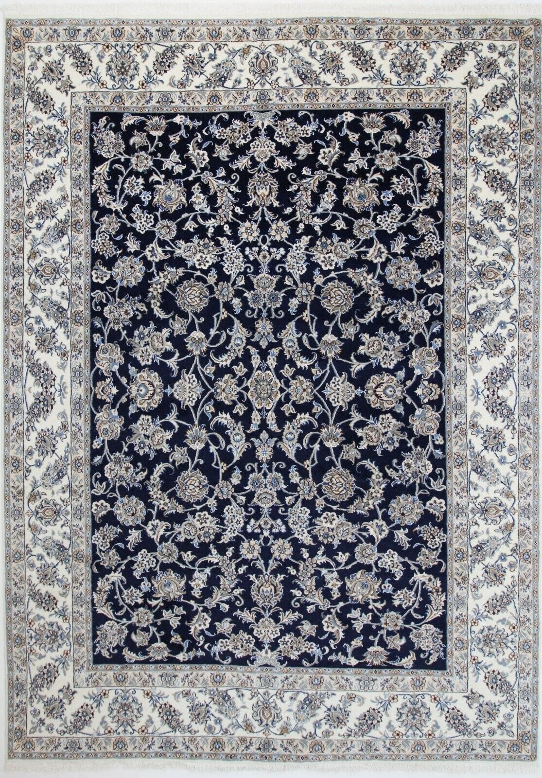 Original Perserteppich Nain 342x246 cm, Top Zustand, handgeknüpft