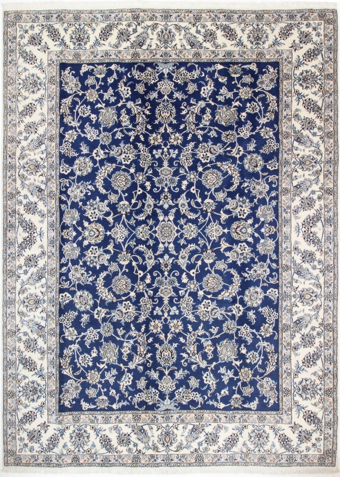 Original Perserteppich Nain 344x246 cm, Top Zustand, handgeknüpft