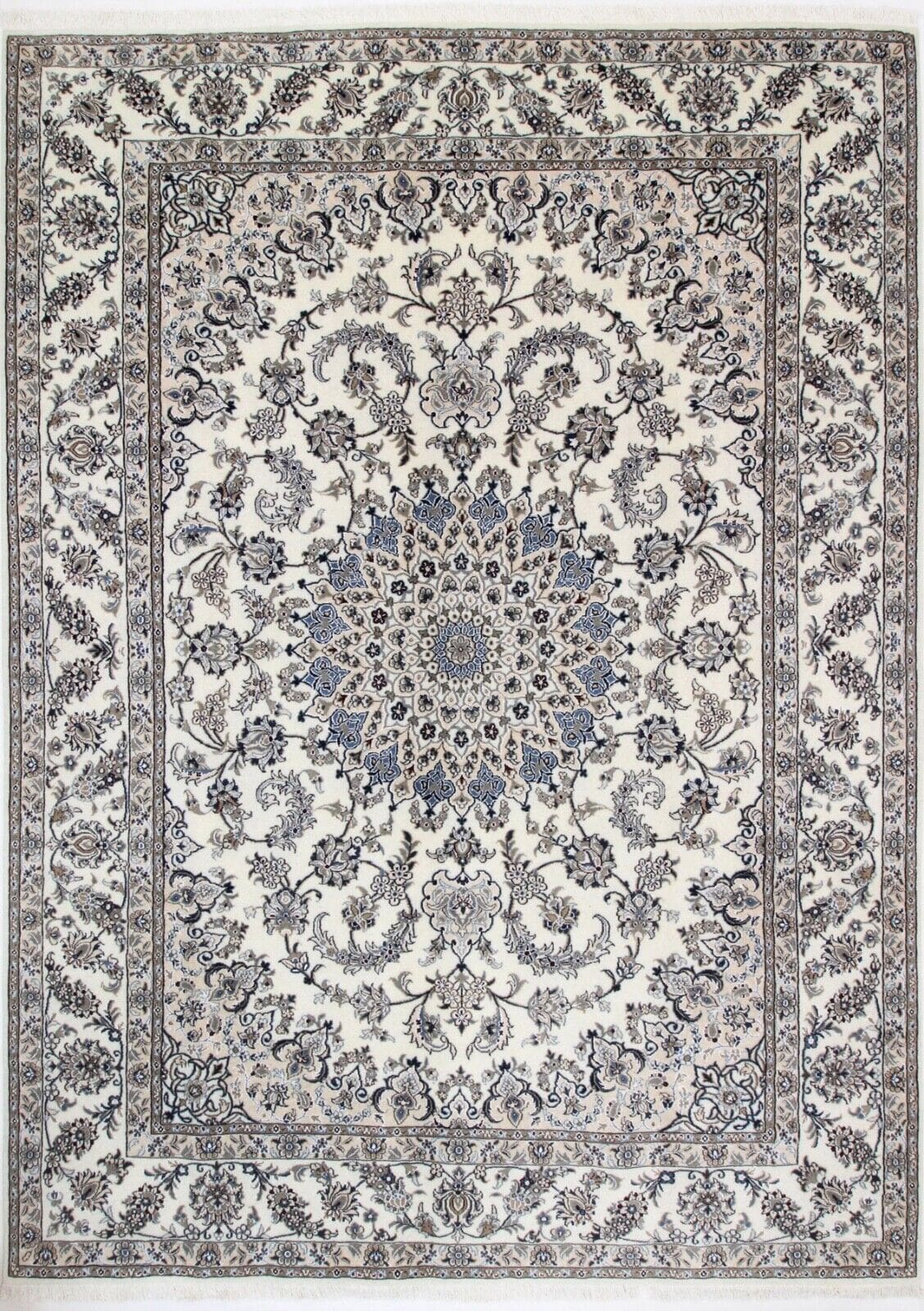 Original Perserteppich Nain 344x248 cm - Top Zustand, handgeknüpft