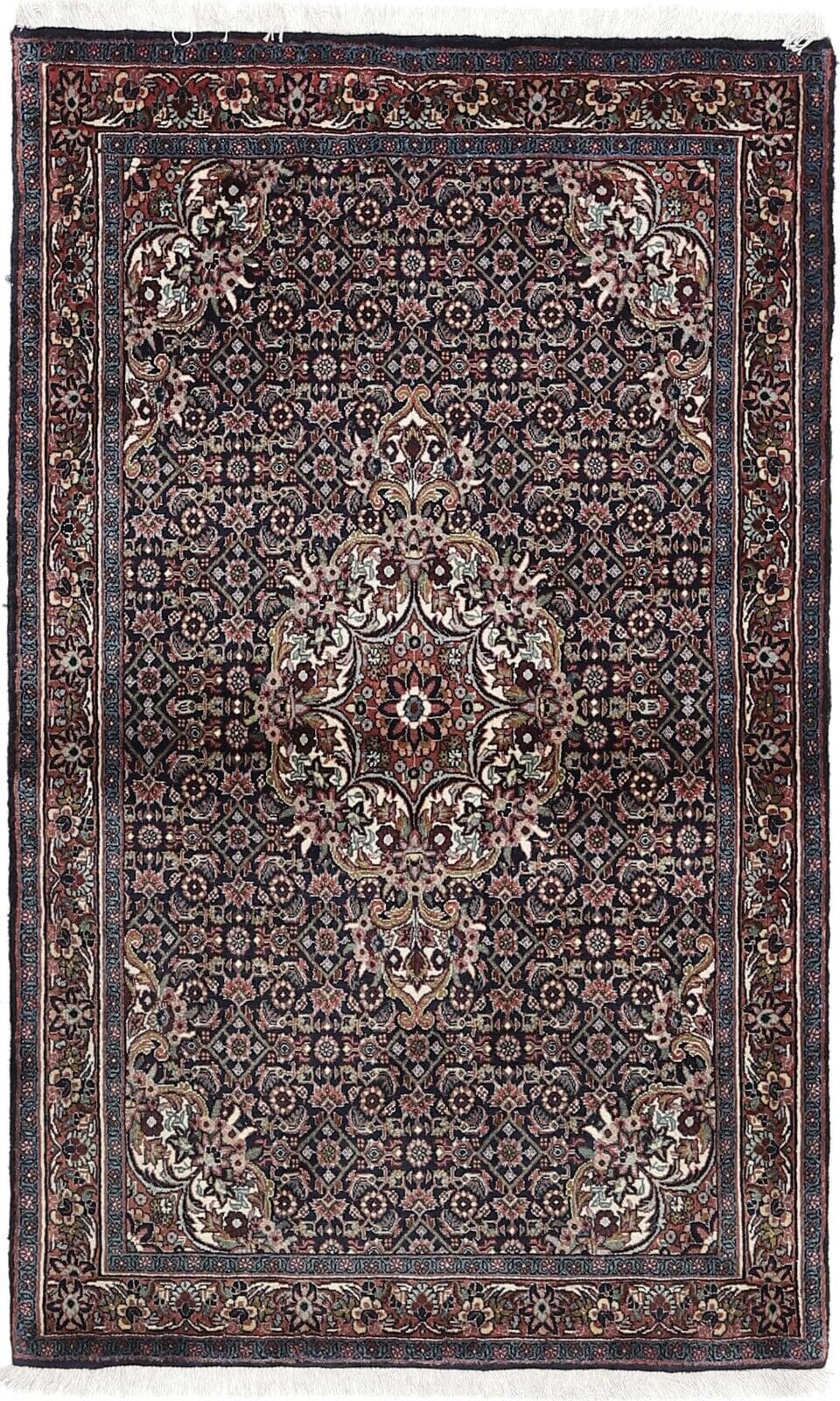 Perserteppich 150 x 91 cm, handgeknüpft, Top Zustand, Bidjar