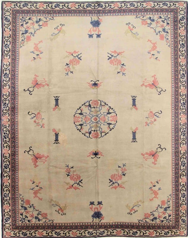 Antiker China Orientteppich 449x321 cm - Hochwertige Wolle, handgeknüpft