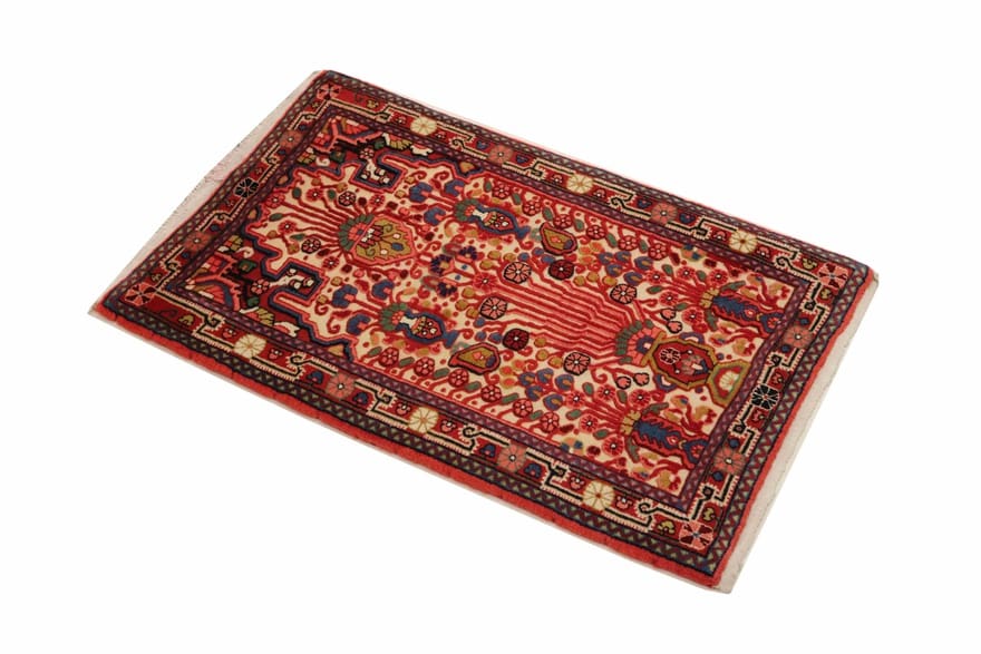Antiker Sarough Mir Teppich 104x70 cm – handgeknüpft Orientteppich