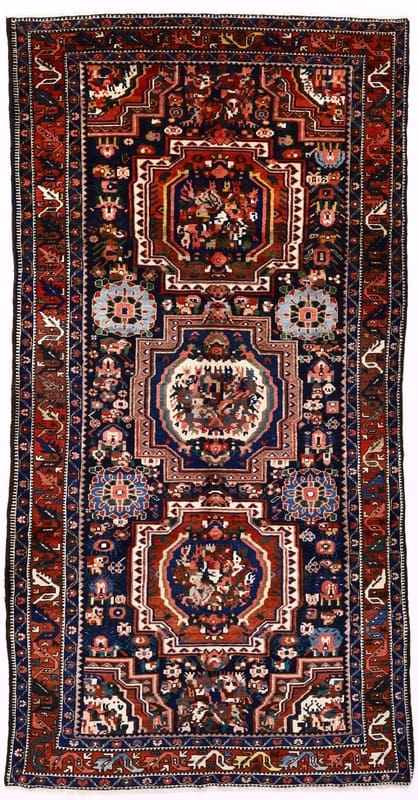 Bakhtiar Teppich 322x161 cm - Handgeknüpft, Wolle, Traditionell
