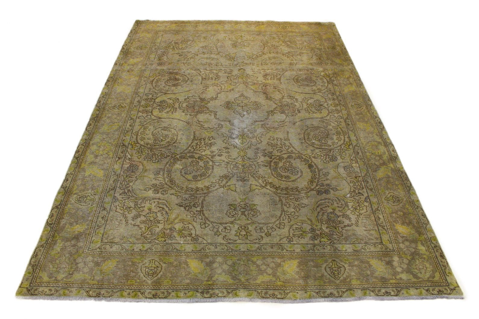 Beige Vintage-Orientteppich 280x194 cm - Exklusiv handgeknüpft
