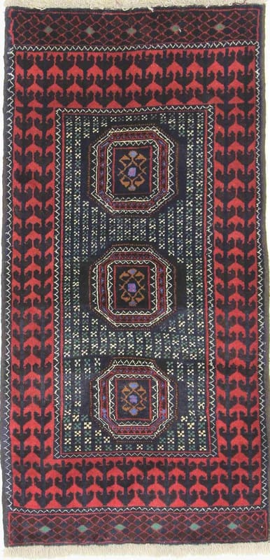 Belutsch Orientteppich 156x75 cm – Handgeknüpft aus 100% Wolle