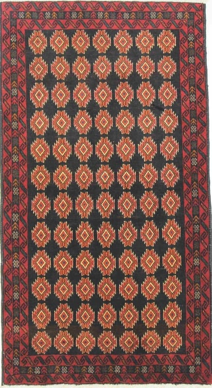 Belutsch Orientteppich 197x105 cm – Handgeknüpft, einzigartig!