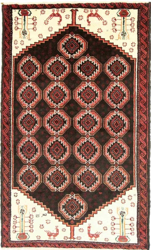 Belutsch Orientteppich 199x122 cm – Handgeknüpft, Wolle, Traditionell