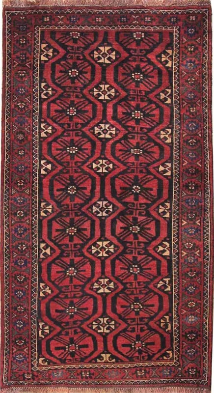 Belutsch Orientteppich 219x119 cm - Handgeknüpft, einzigartiges Design