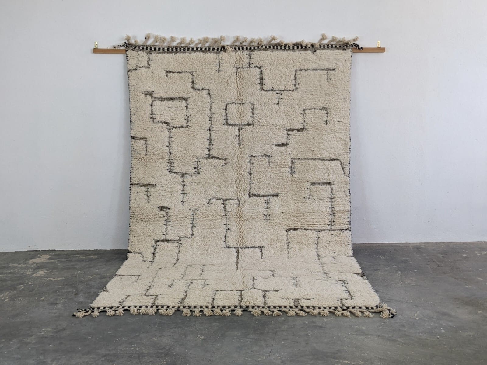 Berber Teppich 305 x 210 cm handgeknüpft Marokko Boho Unikat