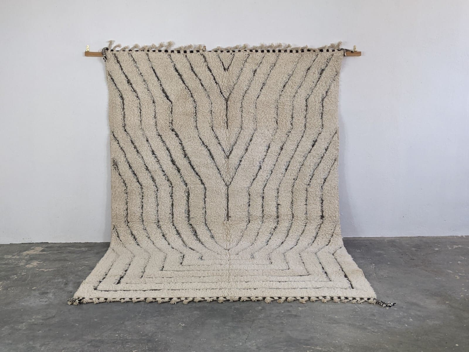 Berber Teppich 305 x 210 cm handgeknüpft Marokko Boho Unikat