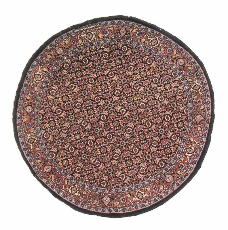 Bidjar Teppich 102x101 cm - Robuster Perserteppich, handgeknüpft