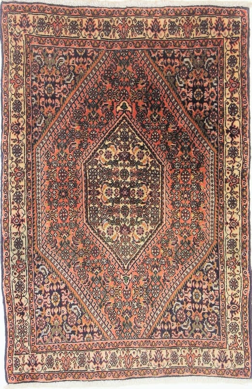 Bidjar Teppich 107x71 cm - Robuster Perserteppich, handgeknüpft