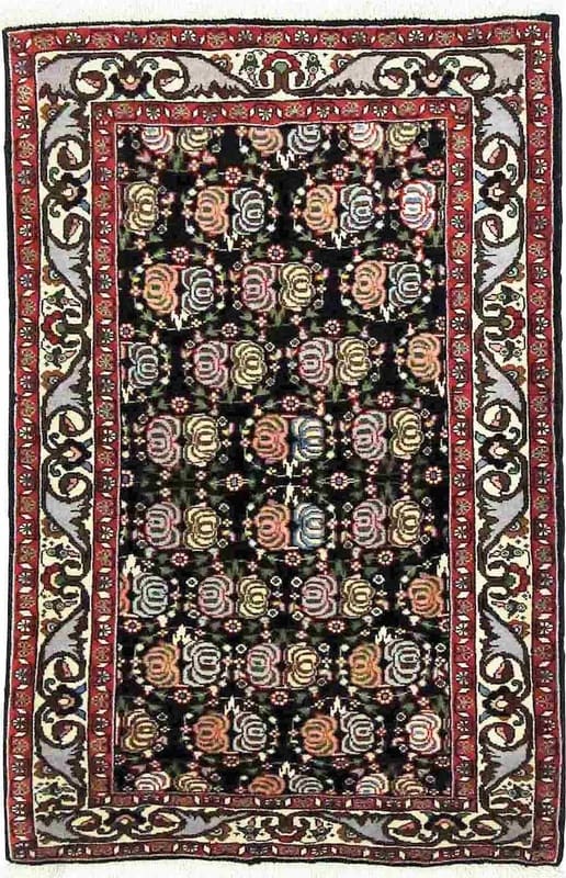 Bidjar Teppich 107x73 cm - Robust & Verschleißfest, handgeknüpft