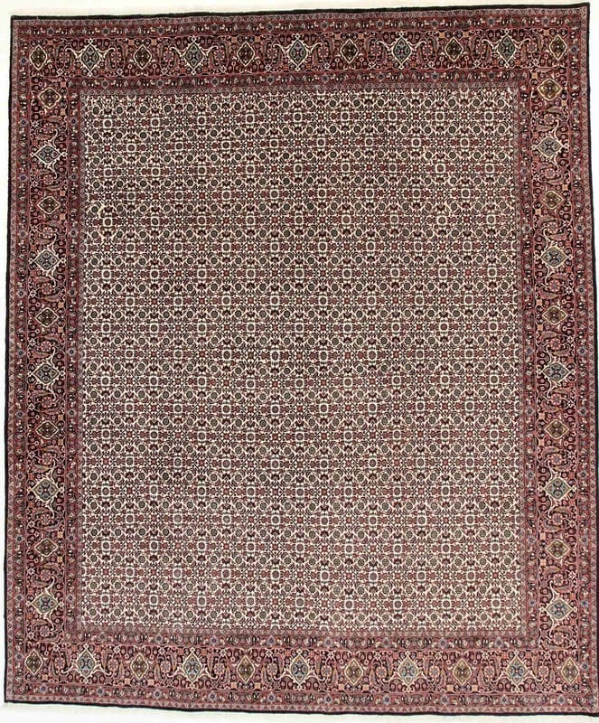 Bidjar Teppich 302x251 cm - robust & verschleißfest, handgeknüpft