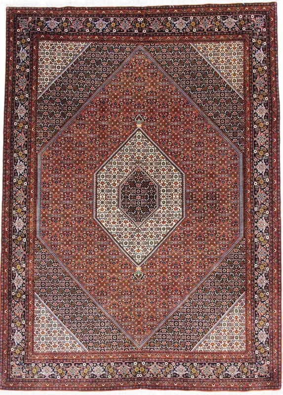 Bidjar Teppich 349x251 cm - Robuster Perserteppich handgeknüpft