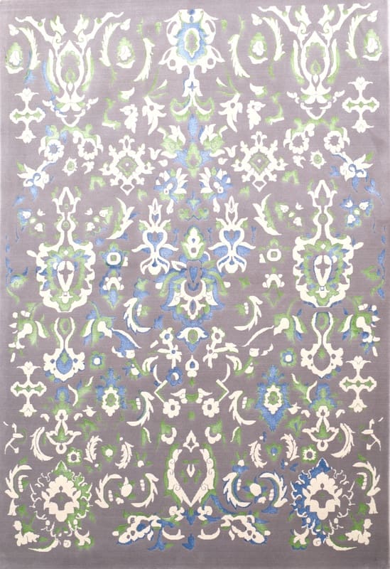 Designer Modern Lotus Teppich 232x161 cm – Orientteppich handgeknüpft