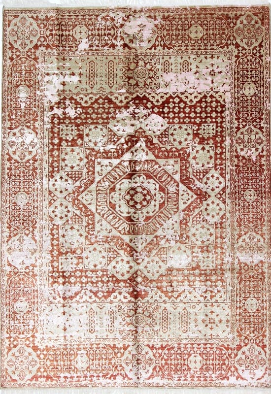 DesignerOrientteppich 240x172 cm - Handgeknüpft, modernes Muster