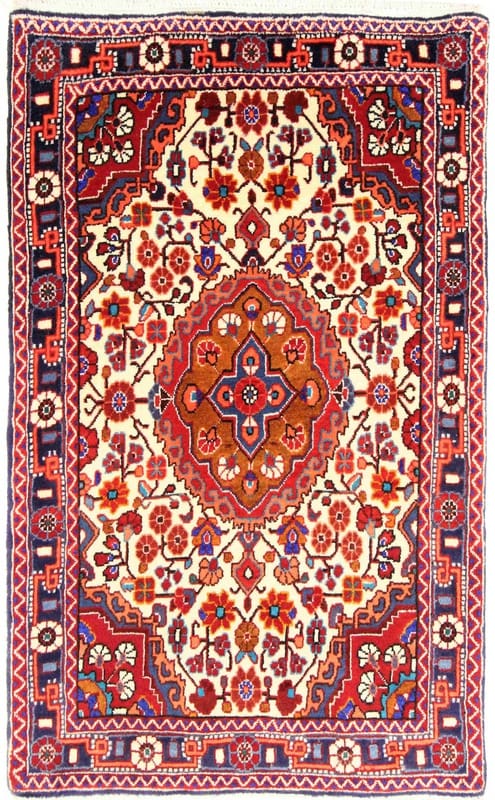 Djosan Orientteppich 107x66 cm - Antik, Sarough Mir, handgeknüpft