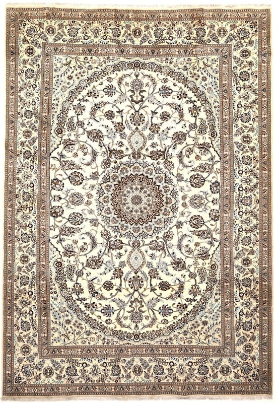 Eleganter Nain-Teppich 417x289 cm – 9La handgeknüpft Perserteppich