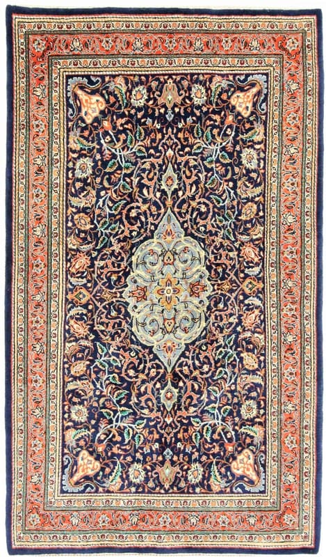 Eleganter Sarough Perserteppich 224x135 cm - Handgeknüpft