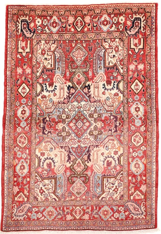 Eleganter Sarough Teppich 161x109 cm - Handgeknüpft, Perserteppich