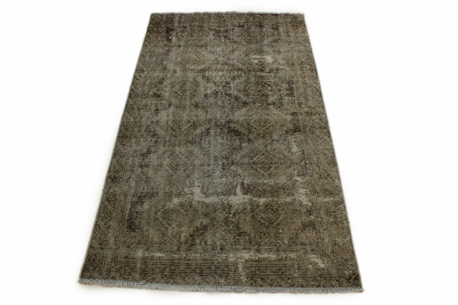 Exklusiver Orientteppich Vintage Beige 200x110cm, handgeknüpft