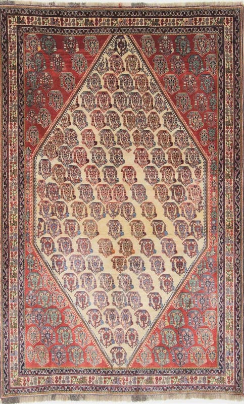 Exquisiter Kashkoli Teppich 249x150 cm, 160.000 Knoten, handgeknüpft