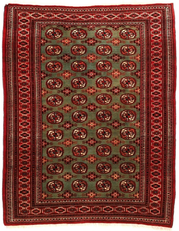 Exquisiter Turkaman Orientteppich 152x121 cm – handgeknüpft