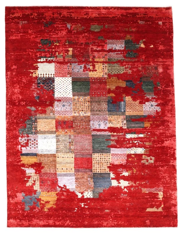 Farbenfroher Moderner Loribaft Orientteppich 308x201 cm – Kunstvoll, handgeknüpft H1