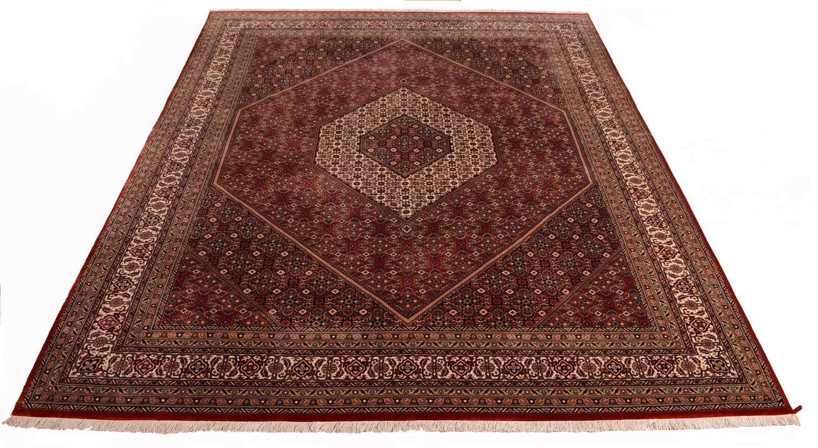 Feiner Bidjar Orientteppich 350 x 288 cm, 300.000 Knoten, handgeknüpft