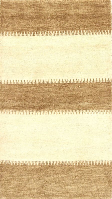 Gabbeh Teppich 162x91 cm, geometrisch, handgeknüpft, Orientteppich