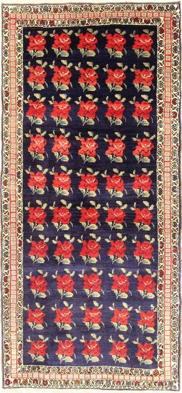 Gashghai Teppich 227x106 cm – Handgeknüpft, feiner Stil, Iran