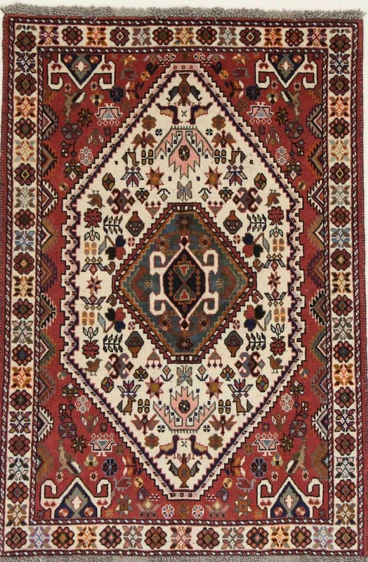 Ghashghai Orientteppich 153x104 cm - Handgeknüpft aus Iran