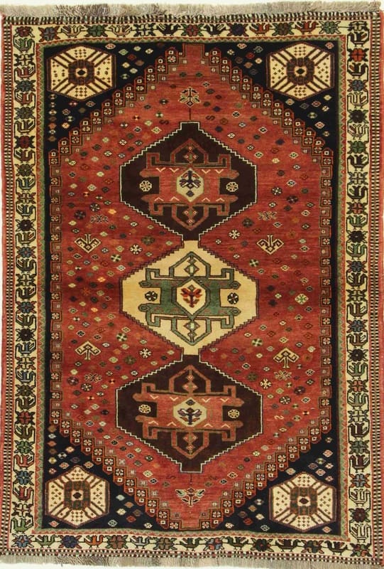 Ghashghai Orientteppich 162x115 cm – Handgeknüpft, Feinheit Pur