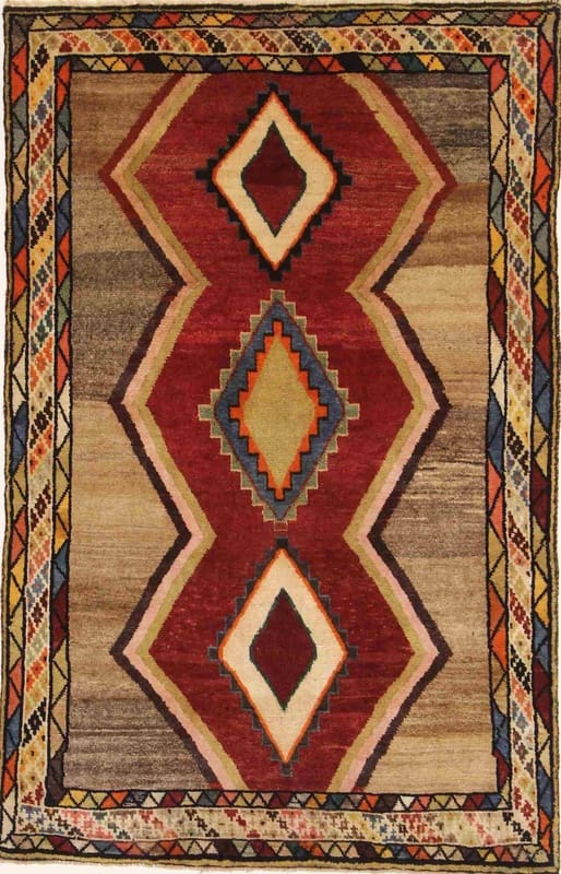 Ghashghai Orientteppich 173x111 cm – Handgeknüpft, Vintage Stil