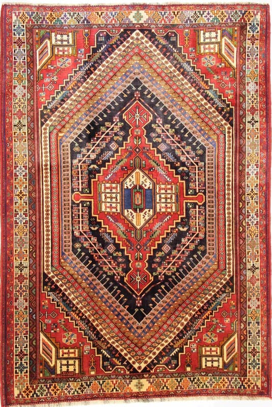 Ghashghai Orientteppich 282x190 cm, 160.000 Knoten, handgeknüpft
