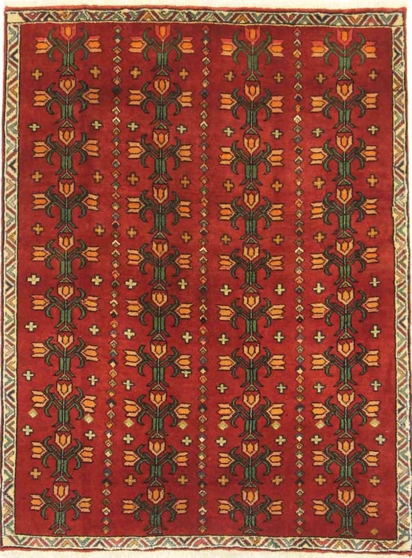 Ghashghai Teppich 142x107 cm, 160.000 Knoten/m², handgeknüpft, Perserteppich