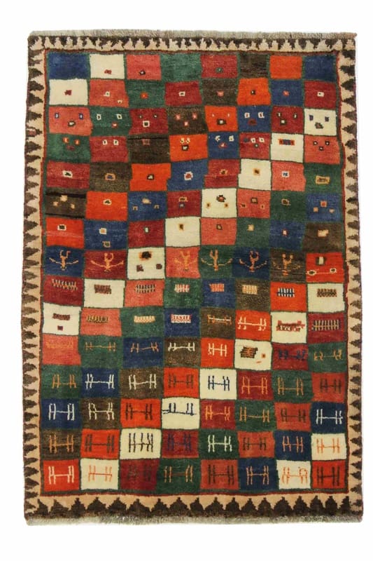 Ghashghai Teppich 160x110 cm – Handgeknüpft, Perserteppich