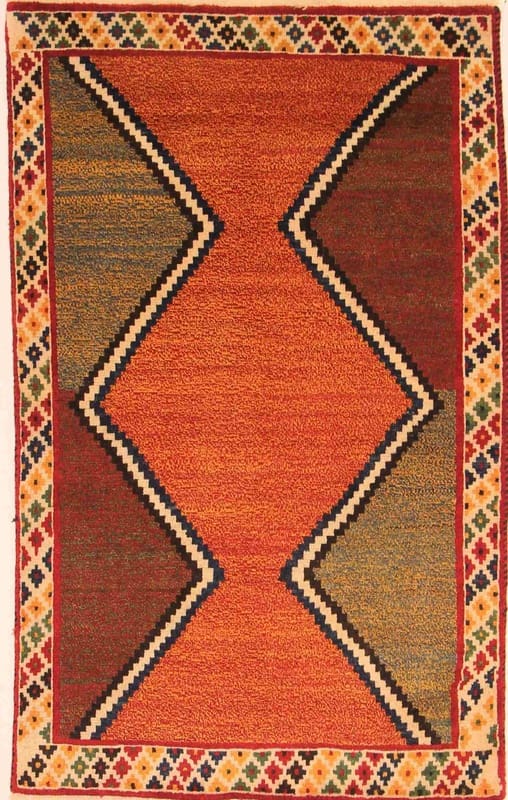 Ghashghai Teppich 165x101 cm, handgeknüpft, feiner Stil, Iran