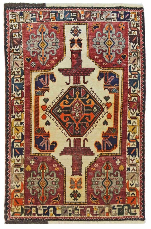 Ghashghai Teppich 172x113 cm – Handgeknüpft, 160.000 Knoten/m², Perserteppich